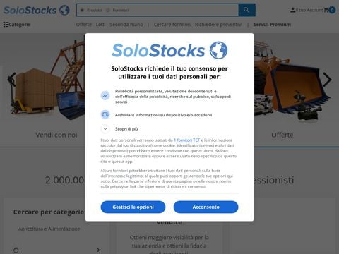 Compravendita all'ingrosso Portale B2B