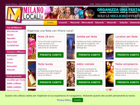 Locali Milano Discoteche e ristoranti