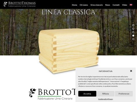 Urne Cinerarie firmate Brotto Thomas