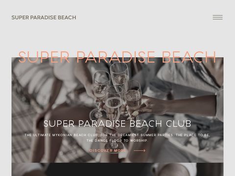 Bar sulla spiaggia di Mikonos