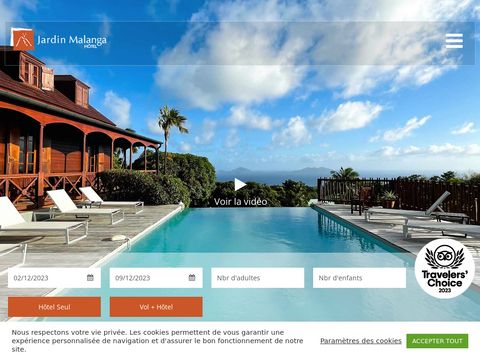 Jardin Malanga hotel in Guadalupa