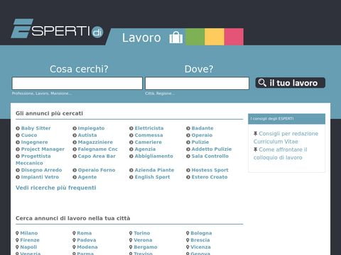 Esperti DI Annunci di lavoro qualificati
