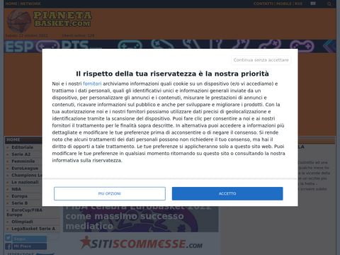 Pianeta Basket il portale dei tifosi del basket