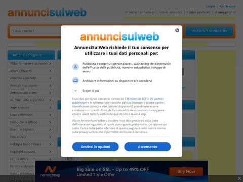 AnnunciSulWeb - portale gratuito per annunci