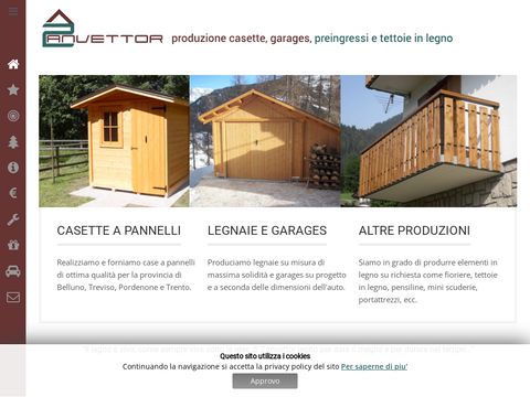 Produzione casette in legno e garages