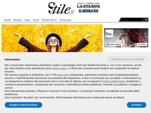 Stile moda bellezza tendenze