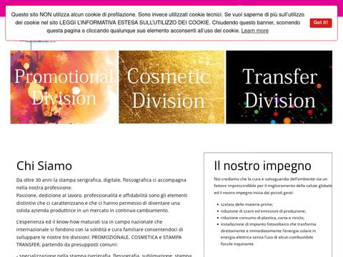 Sublimazione e Serigrafia