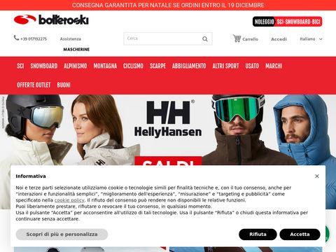 Vendita on line articoli sportivi