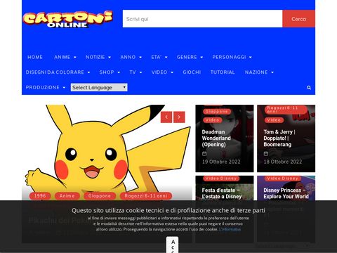 Cartoni animati e fumetti online