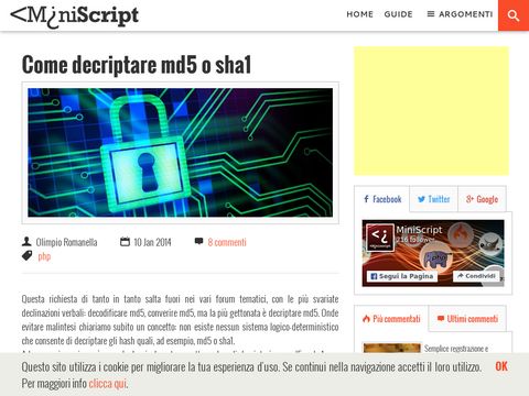 Guide e tutorial per php MySql e Jquery