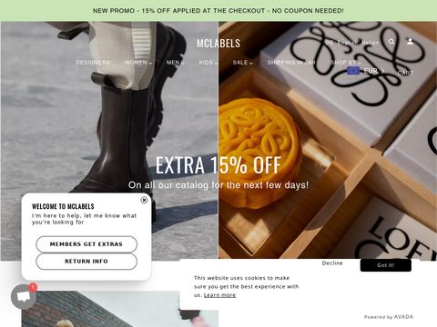 McLabels abbigliamento