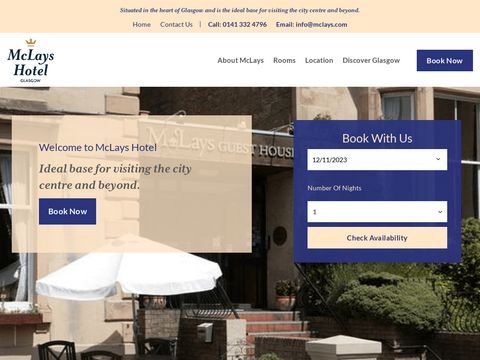 Hotel McLays a Glasgow