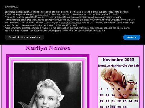 Marilyn Monroe sito italiano
