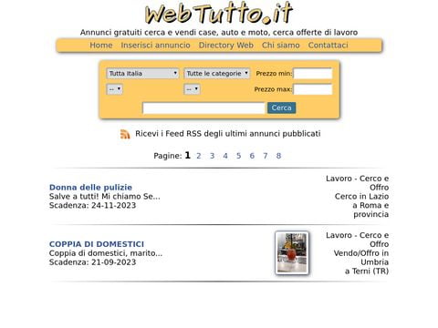 WebTutto.it - Annunci gratuiti