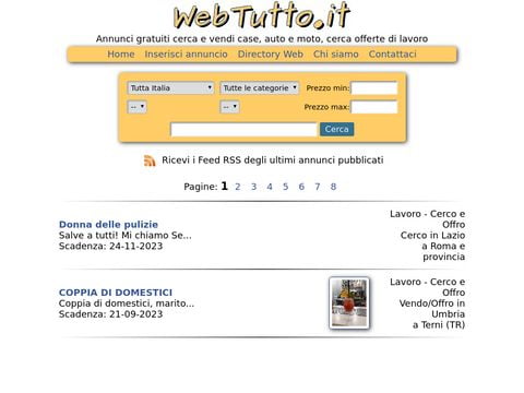 WebTutto.it – Annunci gratuiti