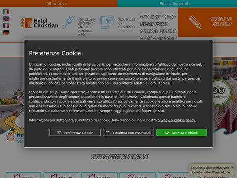 Hotel 3 stelle Rivazzurra di Rimini