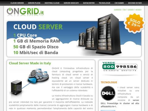 Cloud hosting - Ongrid.it