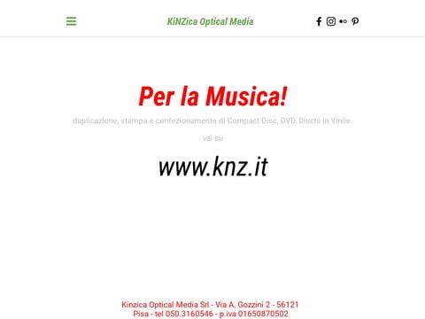 Kinzica Optical Media