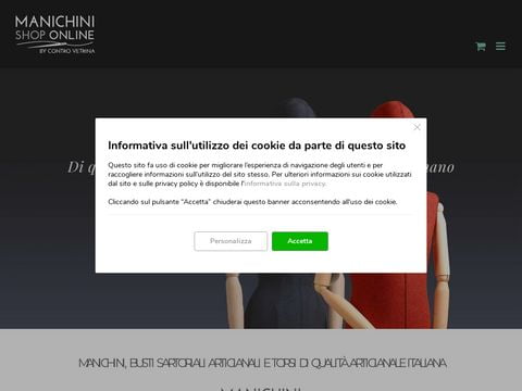 Vendita di manichini e scenografie