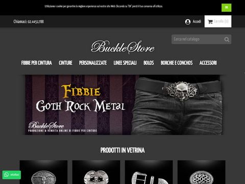 Buckle Store vendita online fibbie