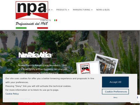 Lavorazione materie plastiche