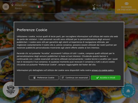 Hotel 3 stelle Rivazzurra di Rimini