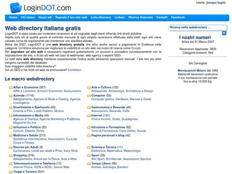 LoginDOT.com - Web directory dal 2007