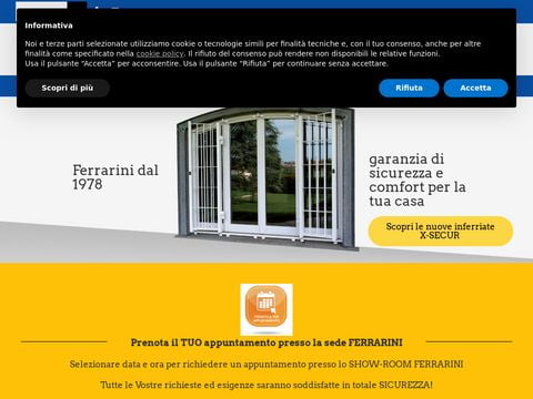 Ferrarini per scuri in alluminio a Parma