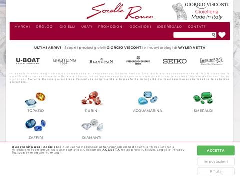 Sorelle Ronco Orologi Gioielli Online