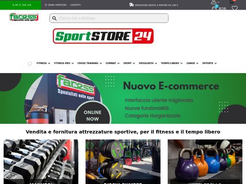Faress e-commerce - Tutto per lo Sport