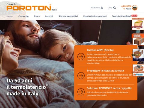 Consorzio Poroton Italia: laterizi