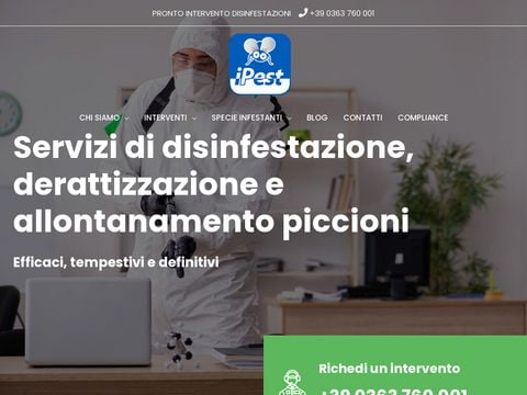 Servizi di disinfestazione