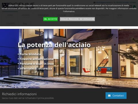 Digiemme produce serramenti in acciaio