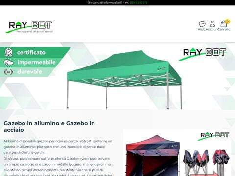 Gazebo pieghevole modello Ray Bot