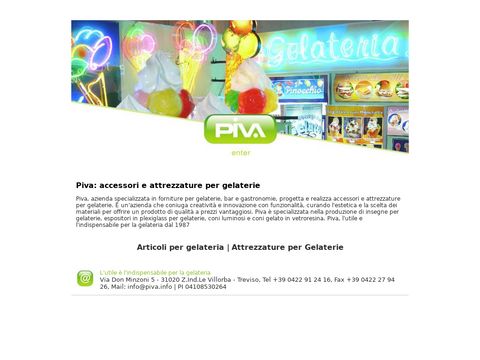 Piva Accessori per gelaterie