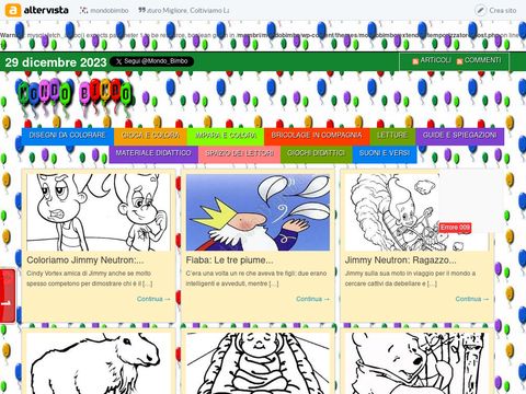 Mondo Bimbo – La Giostra dei Disegni
