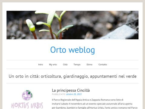 Orto Weblog