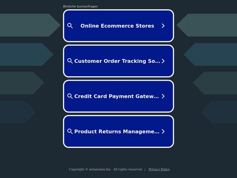 MilanoMia.Biz Shopping online
