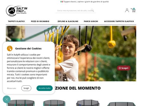 Vendita tappeti elastici – Salt’in Italy