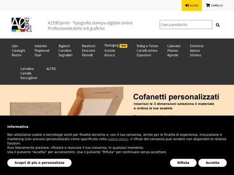 AZero Stampa digitale online