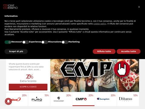 CodiceRisparmio, leader dei buoni sconto