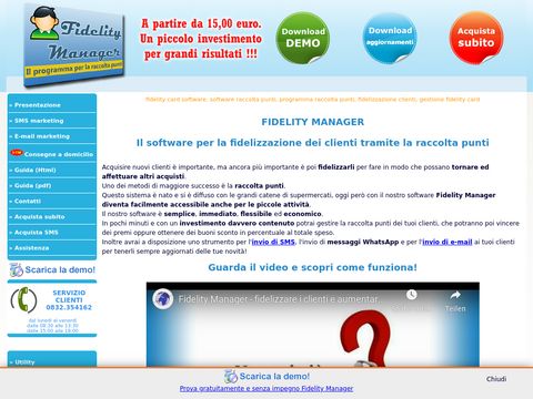 Software raccolta punti