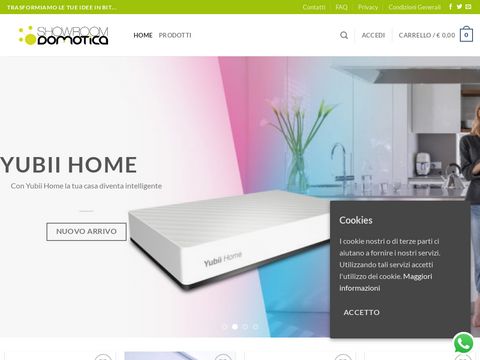 Showroom Domotica. Centrali, sensori