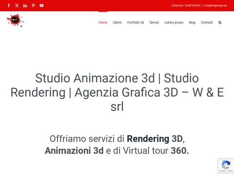 W & E srl - creazione siti - render 3d