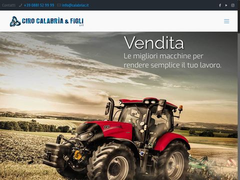 Calabrìa - Noleggio macchine industriali