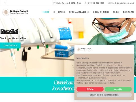 Dentista a Pisa - Dott.ssa Sainati