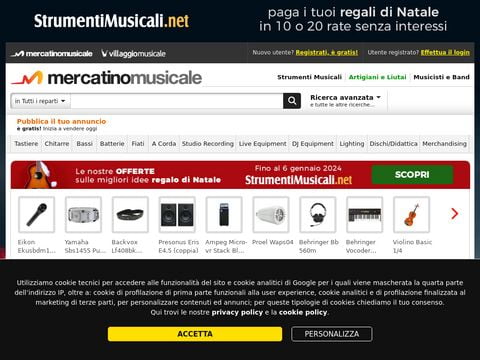 Strumenti musicali usati