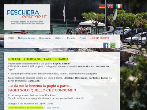 Noleggio barche Lago di Garda