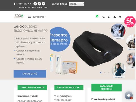 500Cosmetics - cosmetica 100% naturale