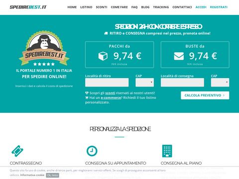 SpedireBest.it Spedisci pacchi e buste